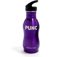 Punc Stainless Steel 500ml Bottle Purple