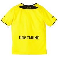 Puma Children\'s Replica Football Shirt with Sponsor Logo Borussia Dortmund Home blazing yellow-black Size:164