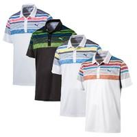 Puma Jersey Stripe Polo Shirts