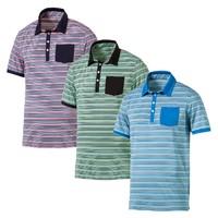 Puma Tailored Pocket Stripe Polo Shirts