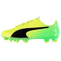 Puma EvoSpeed 17.4 Firm Ground Football Boots Junior Boys