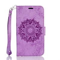 PU Leather Material Datura Flowers Pattern Painted Phone Sets for Samsung Galaxy J510 J5 J310 J3 G530 G360