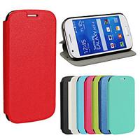 PU wallet ultra-thin voltage cell phone holster for Samsung Galaxy Ace 4 G357FZ(Assorted Color)