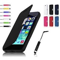 PU Leahter Case Touch Pen for iPhone 5C (Assorted Colors)