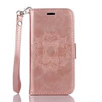 PU Leather Material Datura Flowers Pattern Butterfly Phone Case for iPhone 7Plus 7 6Plus 6S 6 SE 5s 5