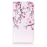 PU Leather Material Plum Flower Pattern Painting Pattern Phone Cases for iPhone 7 Plus/7/6s Plus / 6 Plus/6S/6/SE / 5s