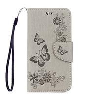 PU Leather Material Embossed Butterfly Flower Phone Case for Samsung Galaxy S7 Edge S7 S6 Edge S6 S5 S5Mini S4 S4Mini