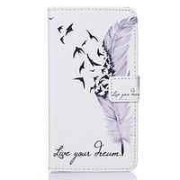 pu leather material feather pattern painting pattern phone cases for s ...