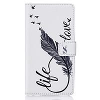 pu leather material 8 word feather pattern phone case for samsung gala ...