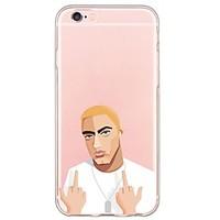 Punk Pattern TPU Ultra-thin Translucent Soft Back Cover for Apple iPhone 6s Plus/6 Plus/ 6s/6/ SE/5s/5