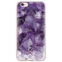 Purple Marble Pattern TPU Ultra-thin Translucent Soft Back Cover for Apple iPhone 6s 6 Plus SE/5s/5