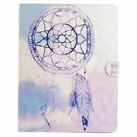 Purple Wind Chimes Coloured Drawing or Pattern PU Leather Folio Case Tablet Holster for iPad Air2 iPad Air