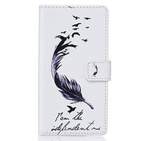 pu leather material feather pattern phone case for iphone 6s plus 6 pl ...
