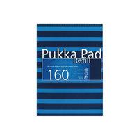 pukka navy a4 refill pad 160 pages navyblue