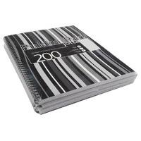 Pukka A4 Jotta Poly Cover Black Stripy - 3 Pack