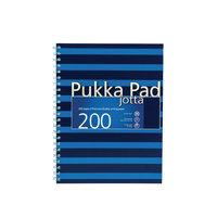 Pukka Pad Jotta Notebook A4 Feint Ruled with Margin 200 Pages Navy and Blue