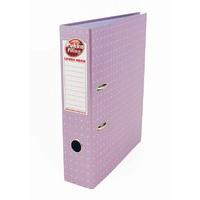 Pukka Pads Metallic Pink A4 Lever Arch File- 1 Pack