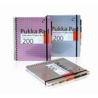 Pukka Pads A4 Executive Metallic Project Book Assorted - 3 Pack