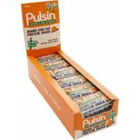Pulsin\' Protein Snack 18 - 50g Bars Orange Choc Chip