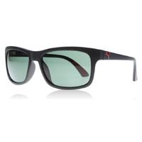 puma foundationv1 sunglasses matte black 001 polariserade