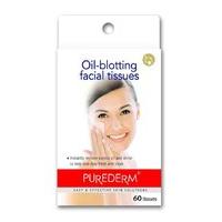 purederm oil blotting tissues x 60