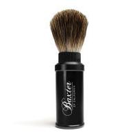 pure badger hair travel aluminium shave brush