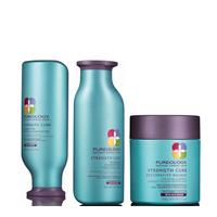 Pureology Strength Cure Shampoo, Conditioner (250ml) and Mask (150g)