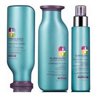 Pureology Strength Cure Shampoo, Conditioner (250ml) and Fabulous Lengths Treatment (95ml)