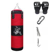 Punching Bag Set with Boxing Gloves Hangers Removable Chain Strap Sanda Boxing Taekwondo Muay Thai KarateDurable Boxing Strength Training