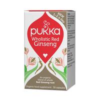 pukka wholistic red ginseng 30caps