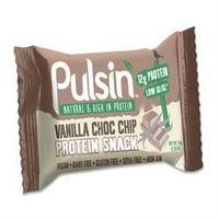 pulsin vanilla choc chip protein bar 50g 18 pack 18 x 50g