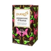 Pukka Org WWF P/mint & Licorice Tea 20 sachet (1 x 20 sachet)