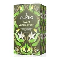 pukka sweet vanilla green 20 bags