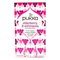 pukka elderberry echinacea with elderflower 20bags