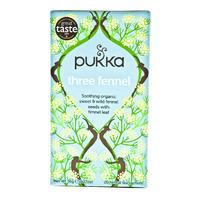 pukka three fennel 20 bags