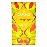 pukka three ginger 20 bags