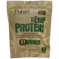 pulsin unflavoured hemp protein powder 1kg 51 protein natural vegan gl ...