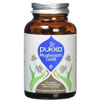 Pukka Herbs Seasonal - Mushroom Gold (Maitake, Reishi & Shiitake) 60 Caps