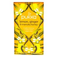 Pukka Lemon, Ginger & Manuka Honey - 20 bags