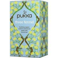 pukka three fennel tea 20 bags