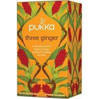 pukka three ginger tea 20 bags