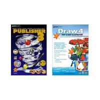 Publisher 3 and Draw 4 (PC) Doub...