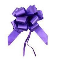 Purple Organza Pull Bow 3.1 cm