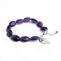 Purple Amethyst Faceted Bracelet