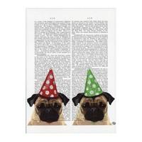 Pug Party Birthday Card