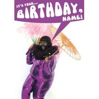 Purple Sequin | Personalised Birthday Card