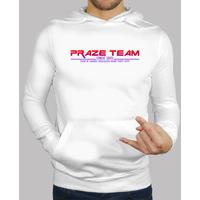 pull prazeteam since 2013 red blue purple on white