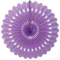 Purple Decorative Paper Fan