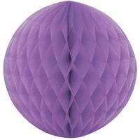 purple honeycomb paper ball