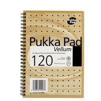 pukka pad notebook wirebound perforated ruled 120pp 80gsm a5 vellum re ...
